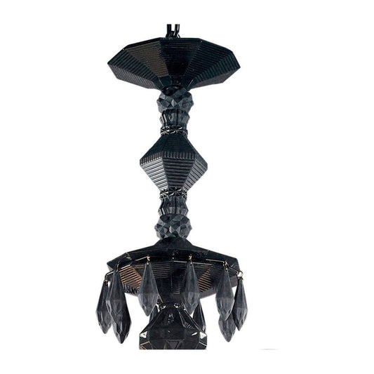 24-Light White Porcelain Gloss Chandelier / Blue I
