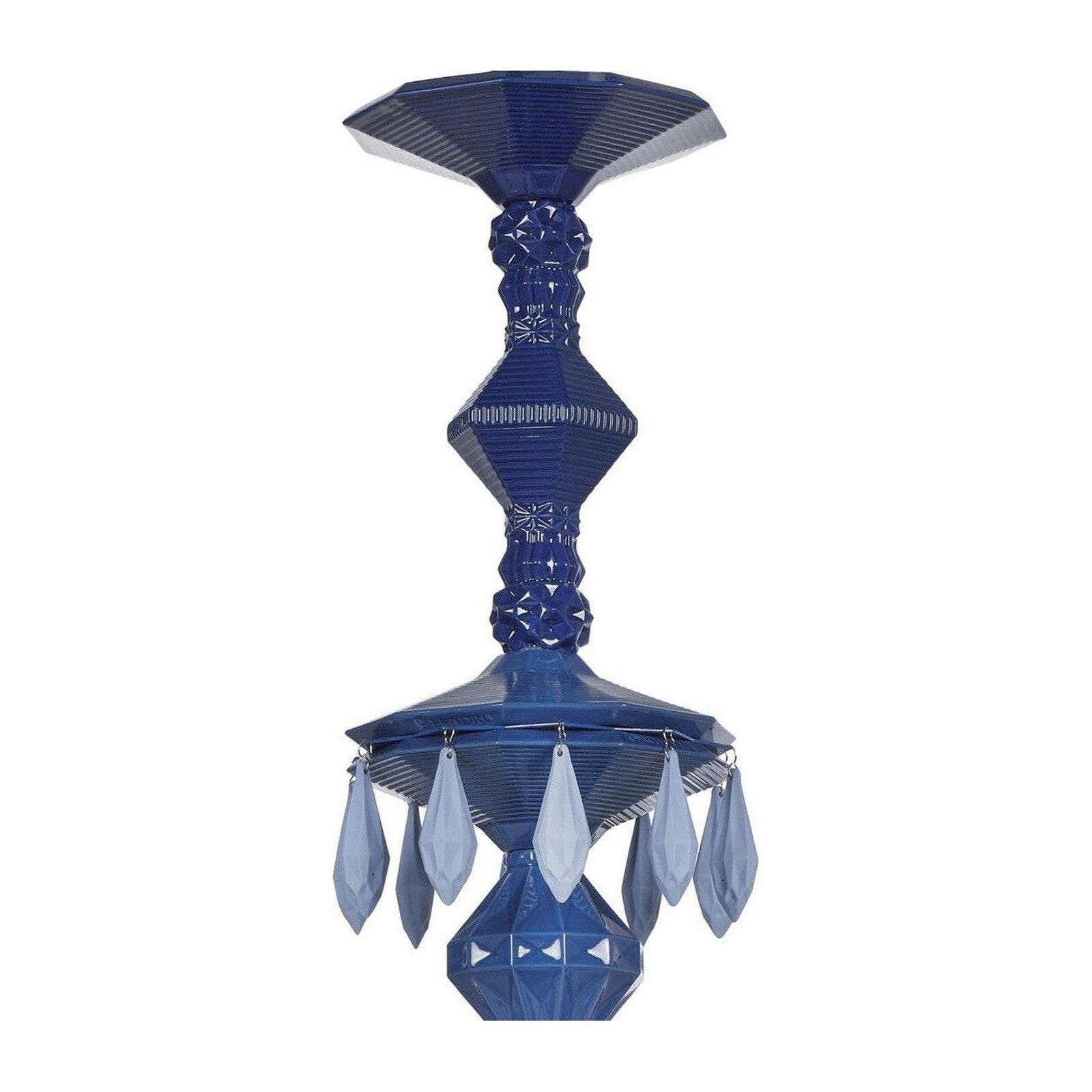 24-Light White Porcelain Gloss Chandelier
