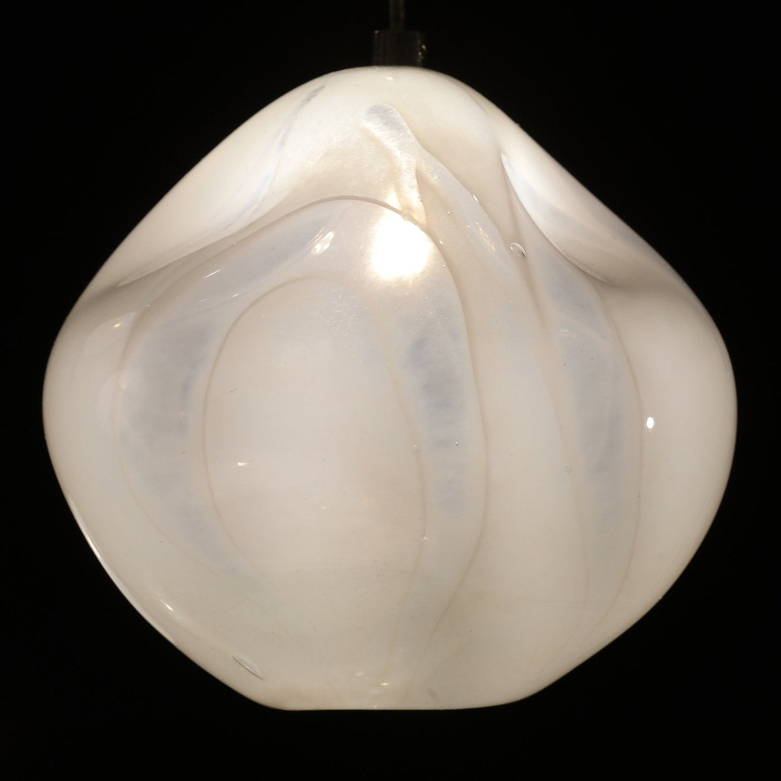 32-Inch Sculptural Handblown Glass Pendant Light