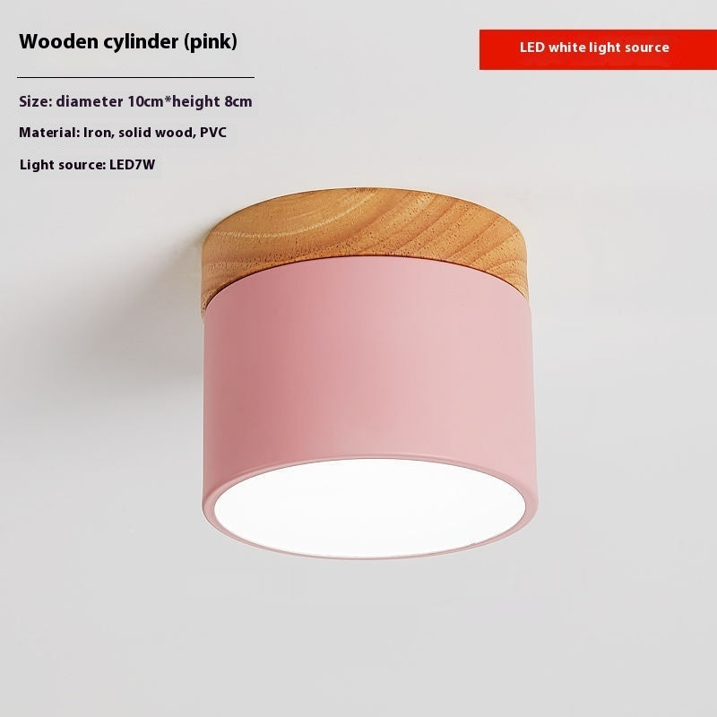 Macaron Colour Adjustable Ceiling Light / Tricolor Light / Green