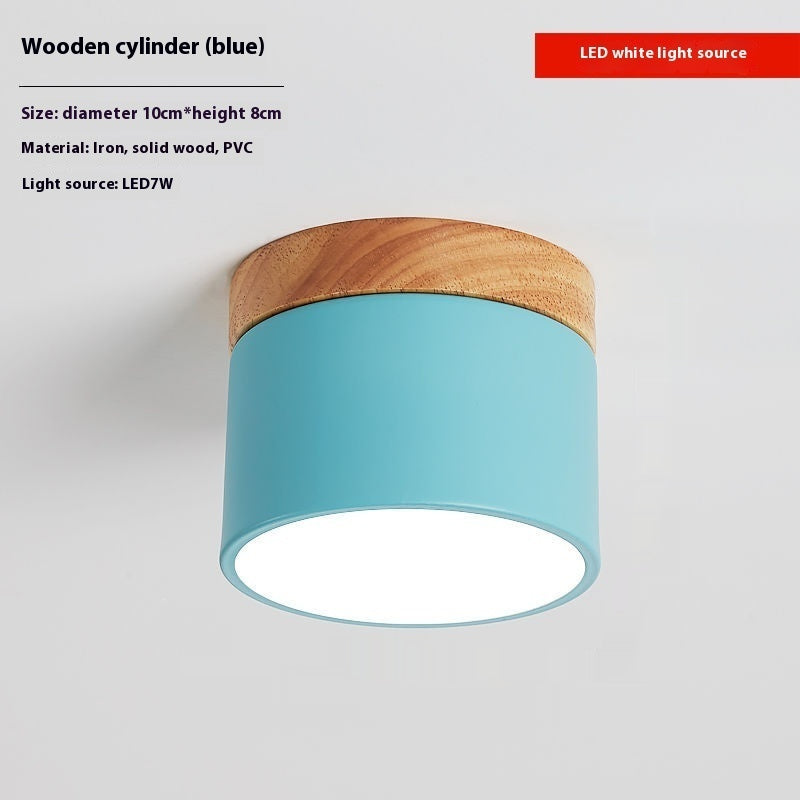 Macaron Colour Adjustable Ceiling Light / Tricolor Light / Blue