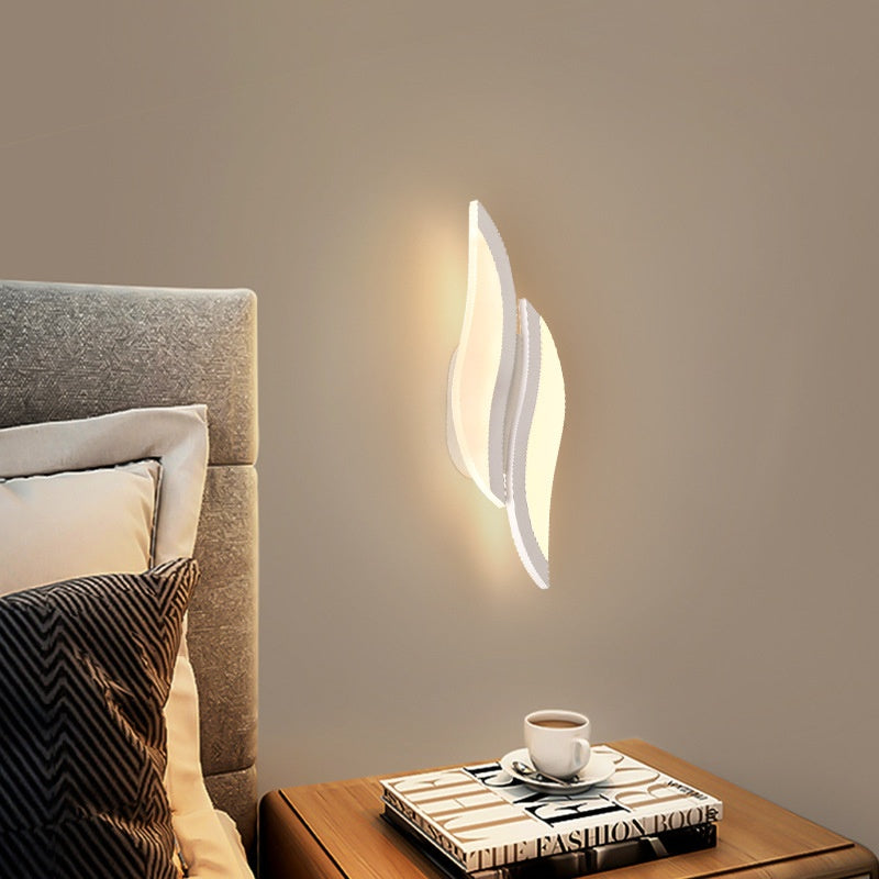Modern Black or White LED Wall Light / Black / Three colors