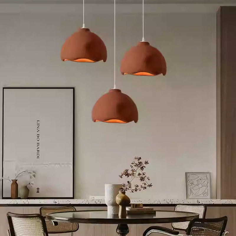 Modern PP LED Restaurant Chandelier / J Style Dark Gray