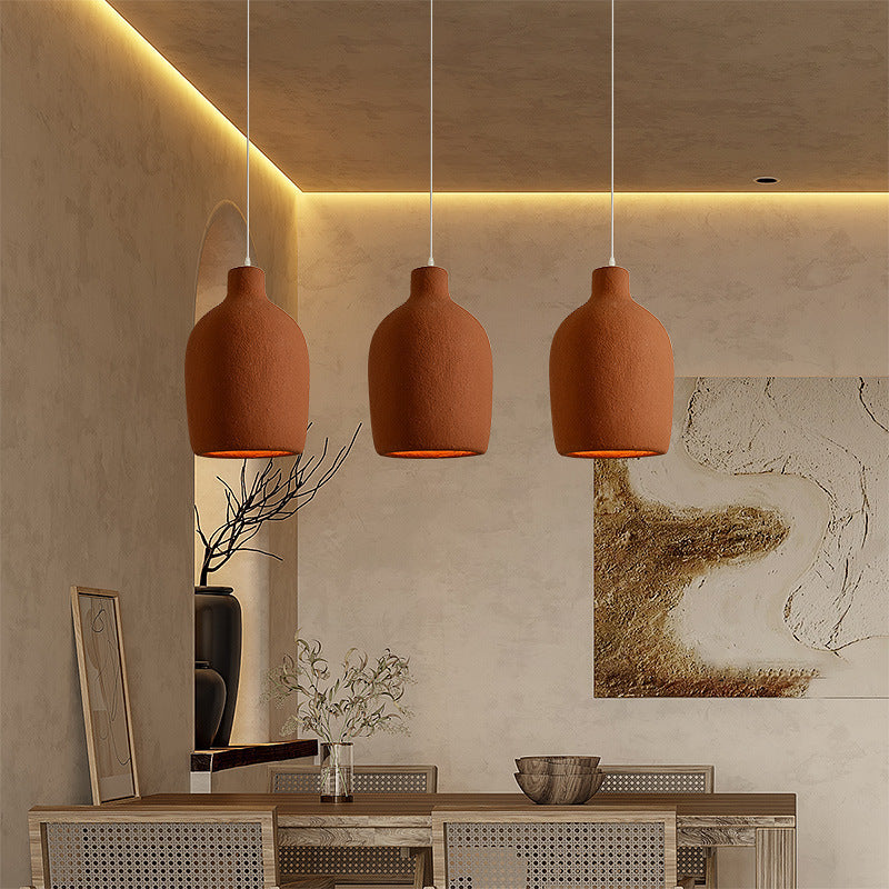 Modern PP LED Restaurant Chandelier / J Style Gray