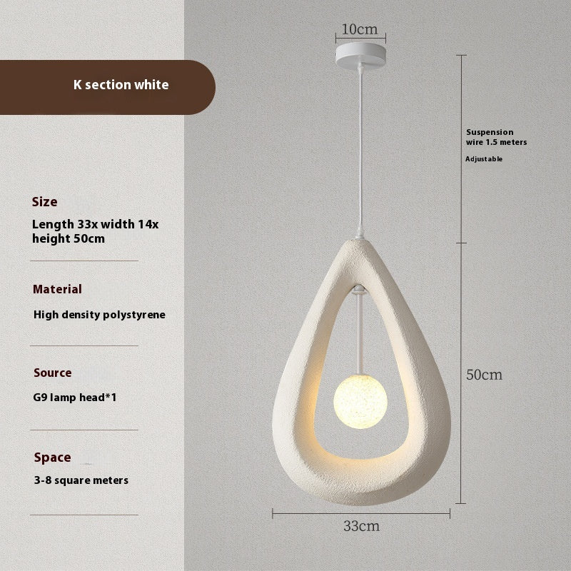 Modern PP LED Restaurant Chandelier