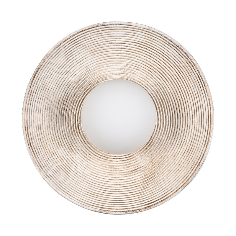 Nordic Beige Retro Bedside Wall Light