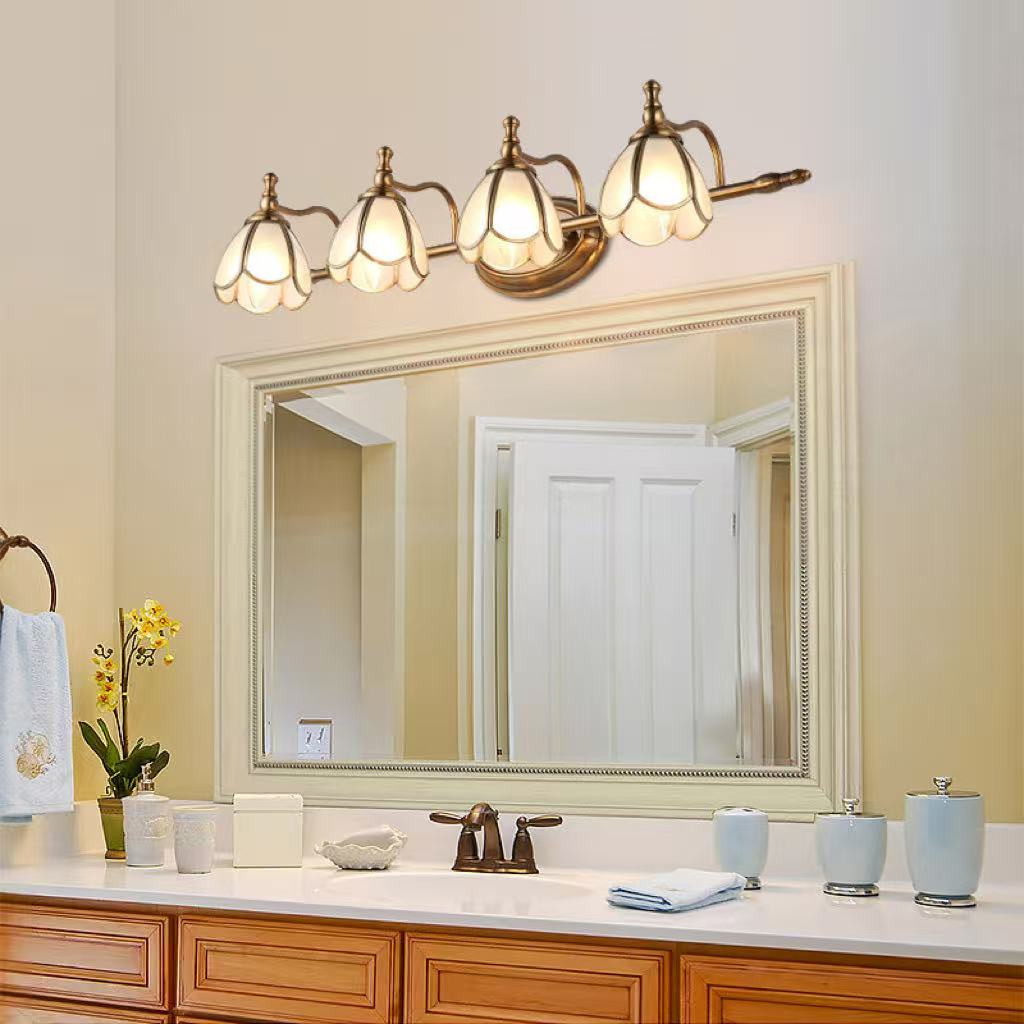 Retro Copper Multi-Light Wall Light / 5W / 4 Hand