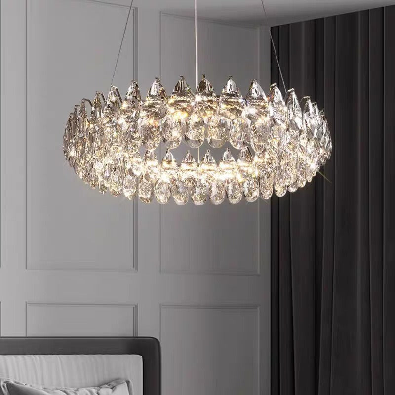 Single or Double Layer Crystal Chandelier